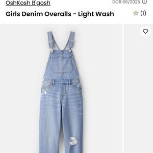 Sage Girls Oshkosh Overalls